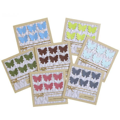Cartes «Anniversaire Papillons»