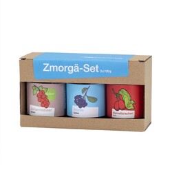 Set de confitures bio 3 x 120 g